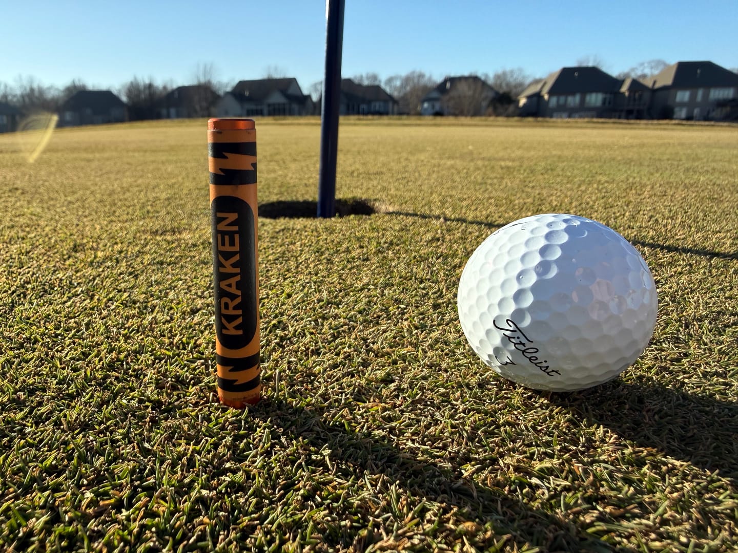 Customer photo review of Orange Outlaw - Orange Crayon Divot Tool