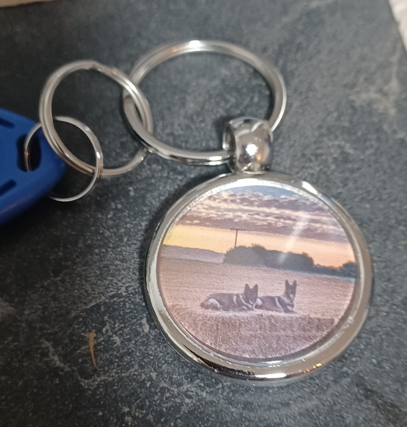 Customer photo review of Schlüsselanhänger mit Hundefoto