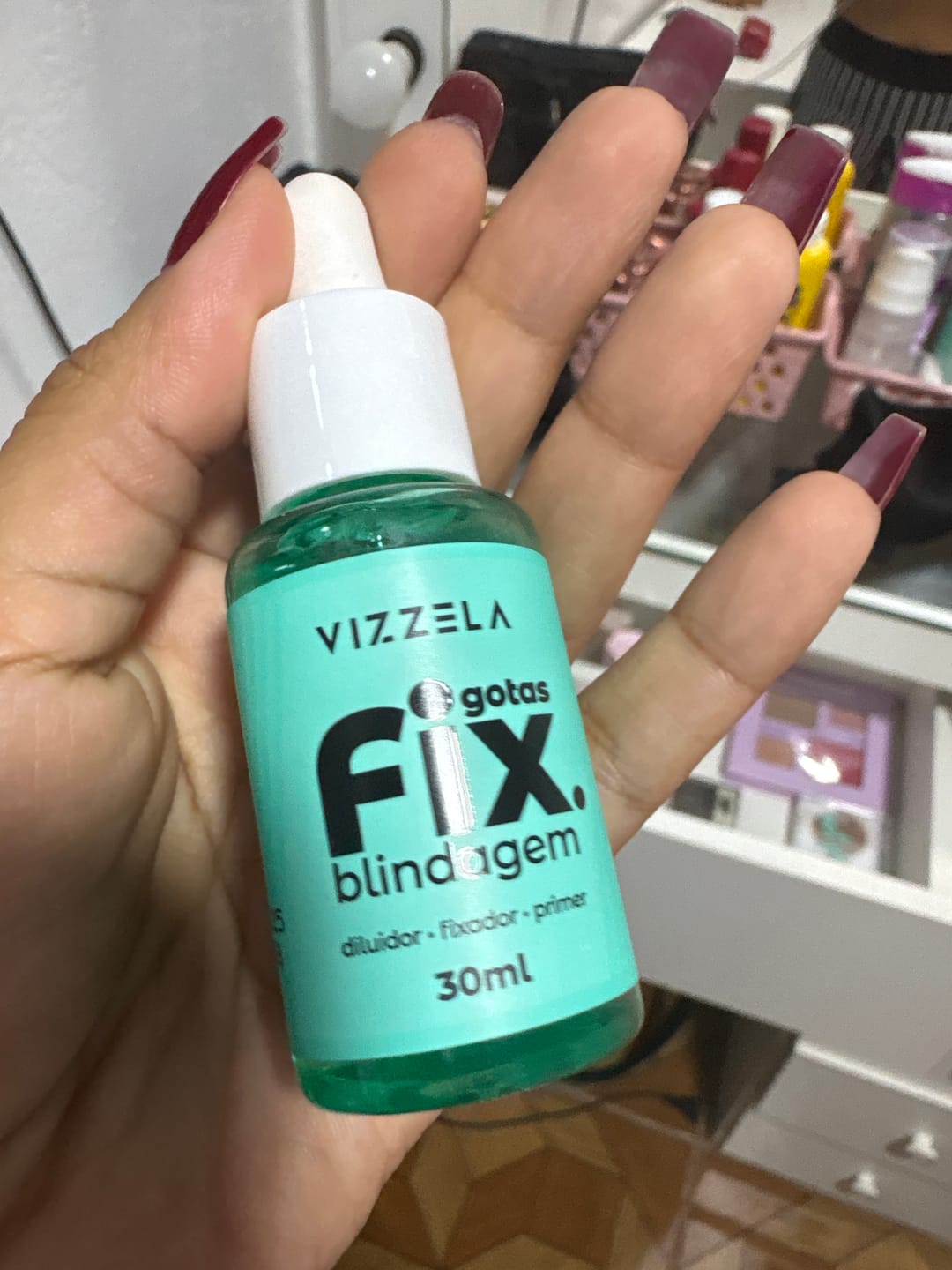 Customer photo review of Gotas Fix Blindagem - Vizzela