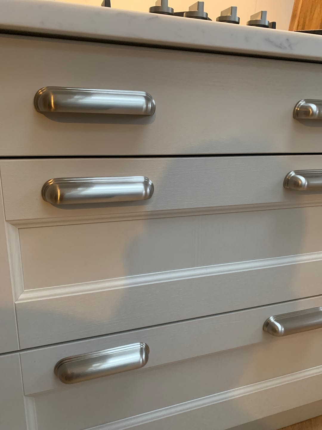 Customer photo review of Calgary Cupboard Handles
