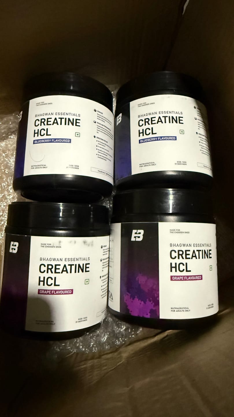 Customer photo review of Creatine HCL  | 100% Pure (Limited Edition)