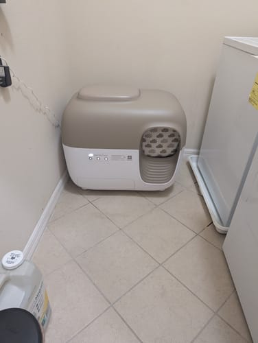 Customer photo review of Self-Cleaning Litter Box