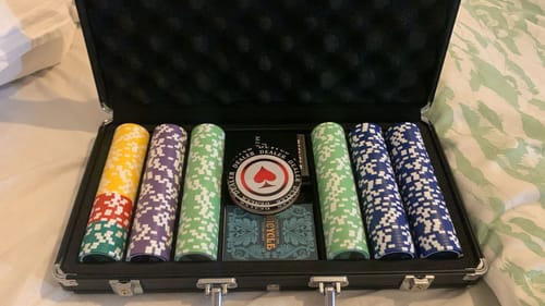 Customer photo review of Poker Chips Lazar Cash Game 300