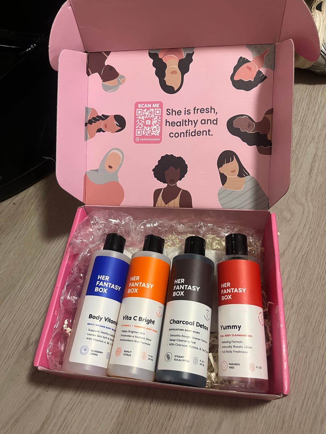Customer photo review of Body Wash Gift Set
