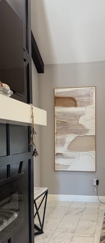 Customer review photo for Plaster Art Texture Painting #SG418