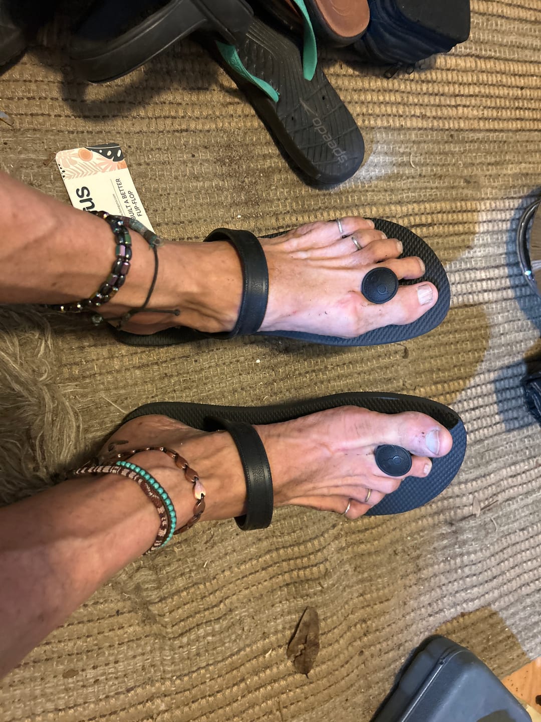 Customer photo review of Gurus Flip-Flops - Black