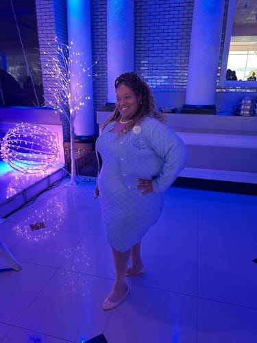 Customer photo review of The Power Knit Dress Set pre order AMICAE only