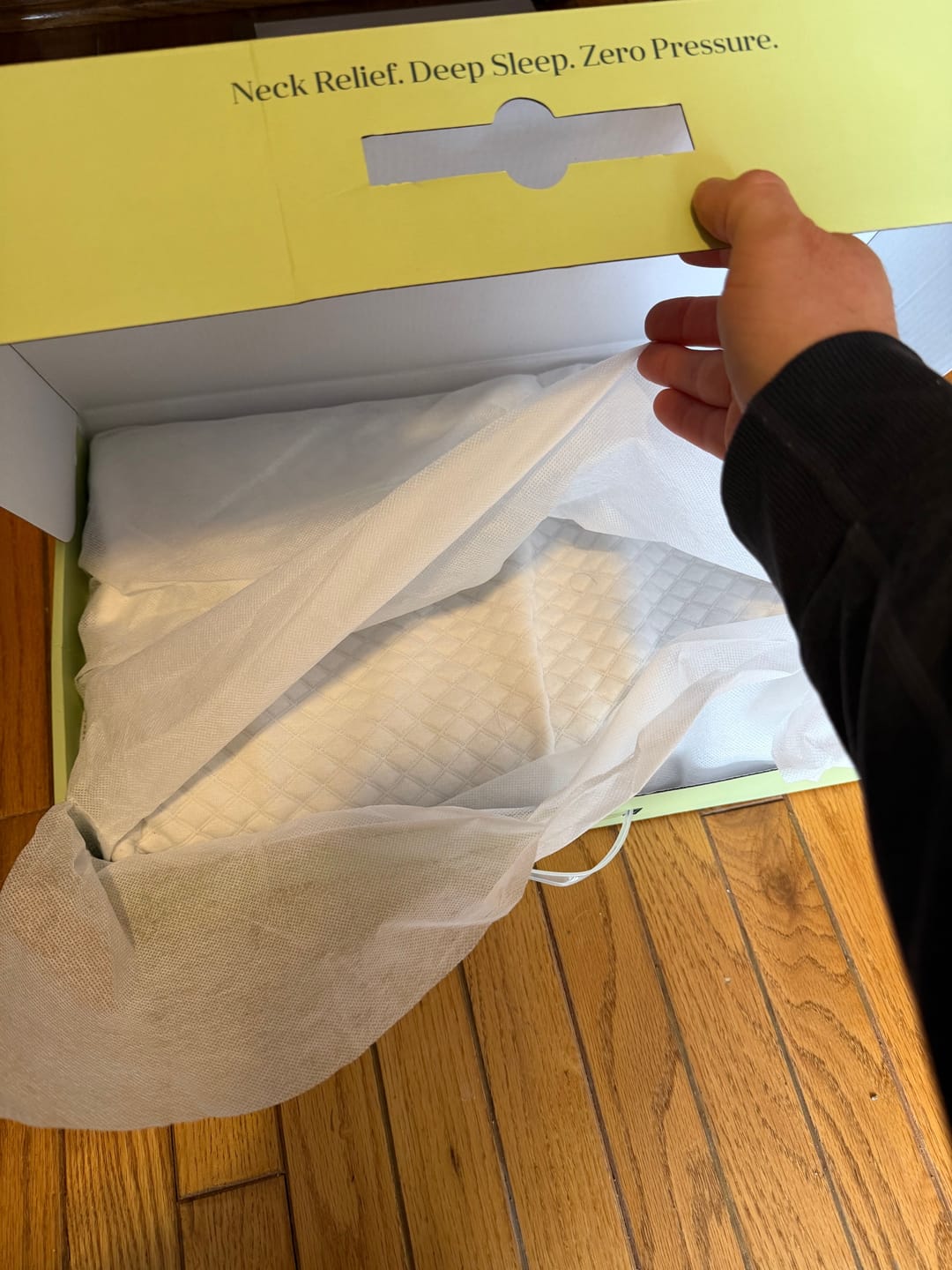 Customer photo review of Onyx AeroMatrix™ Pillow