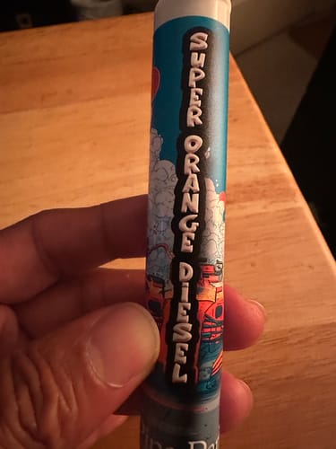 Customer photo review of Pine Park Super Orange Diesel Rosin Disposable