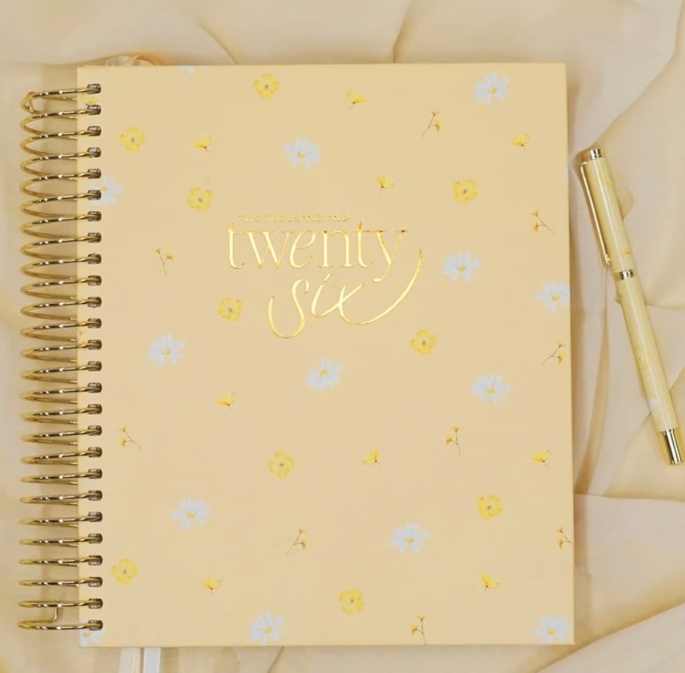 Customer photo review of 2026 Signature Planner - Blush + Yellow Gold