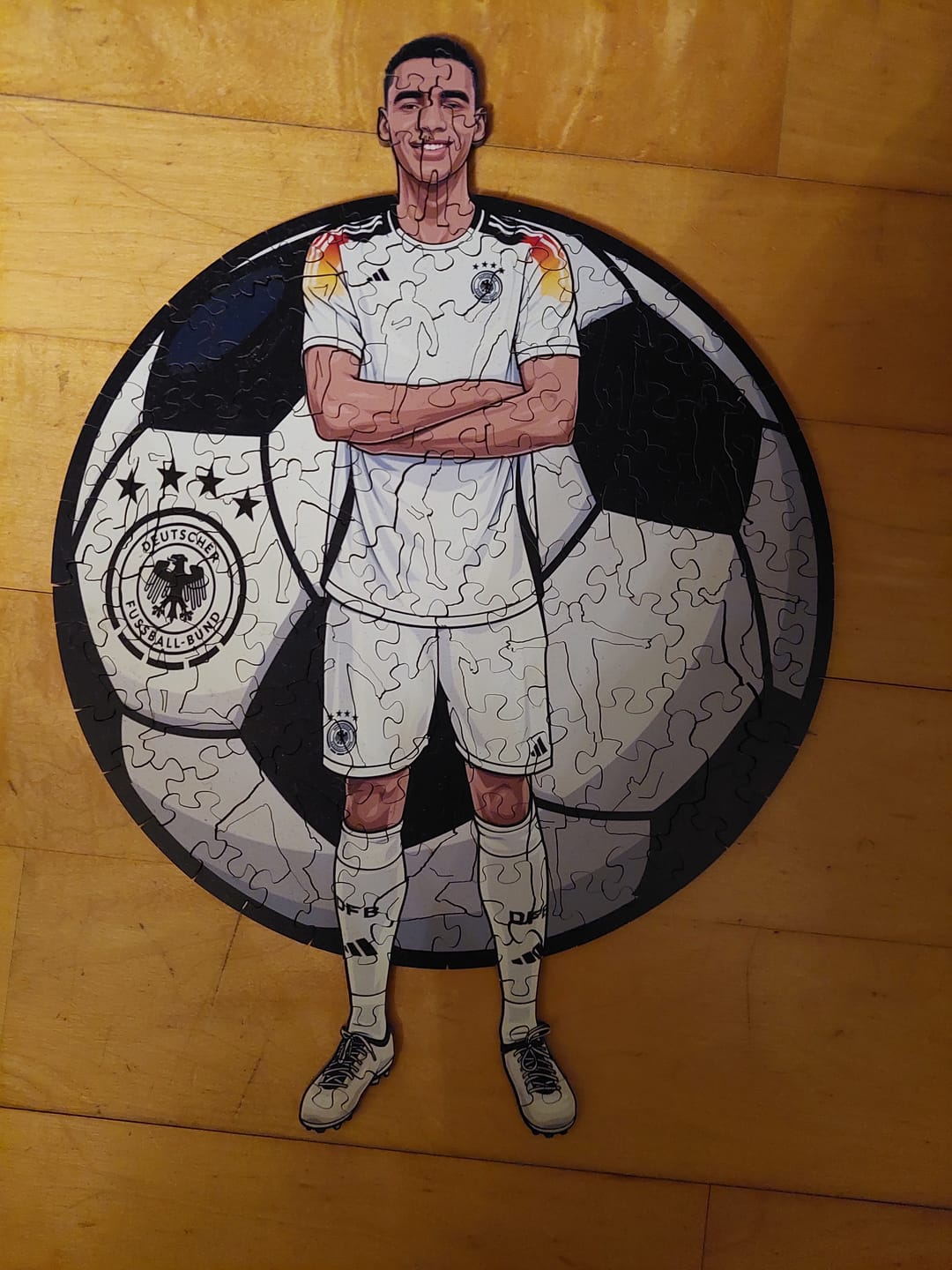 Customer photo review of Jamal Musiala - Holzpuzzle