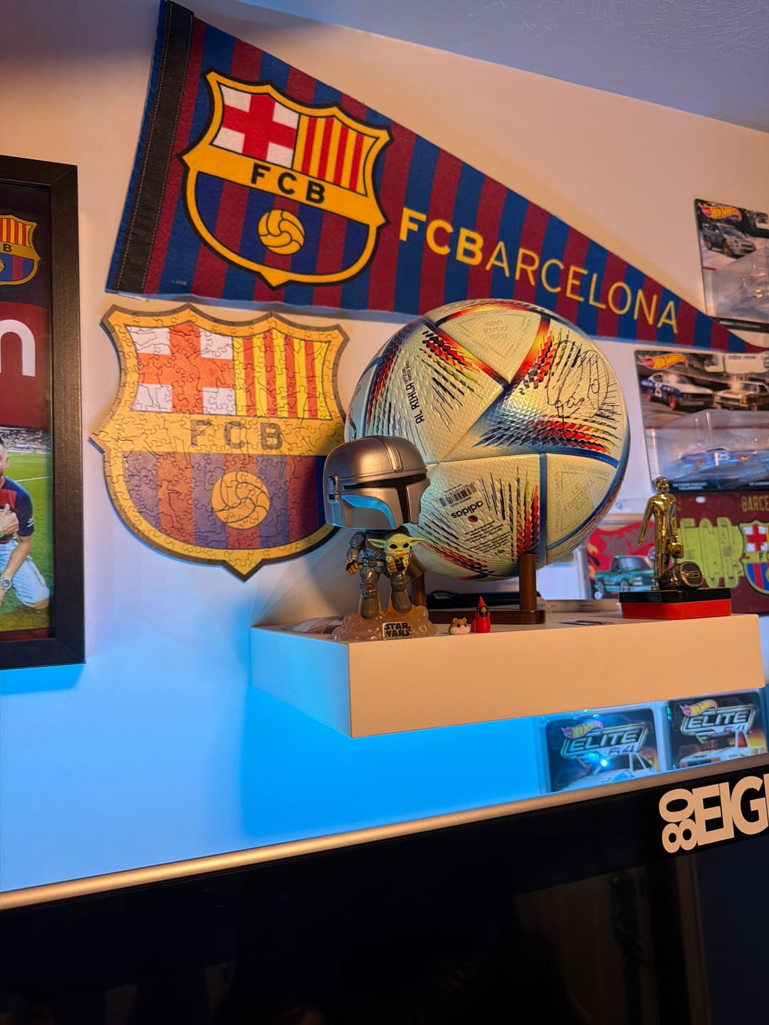 Customer photo review of FC Barcelona® Logo - Wooden Puzzle