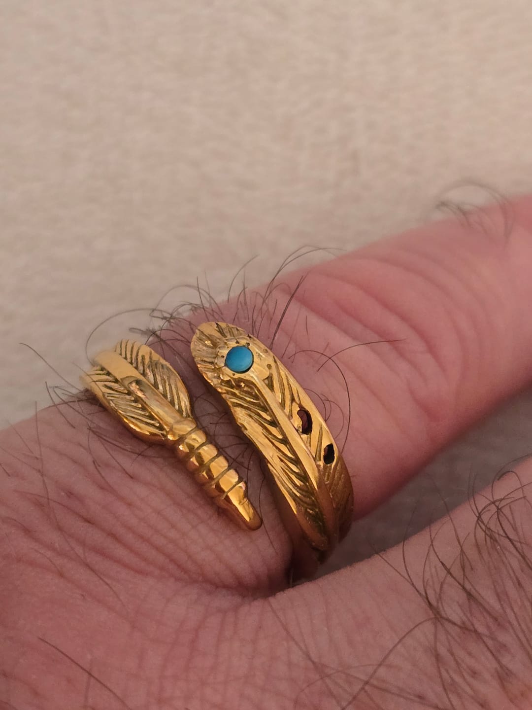Customer photo review of Dodo. - Gold & Blue