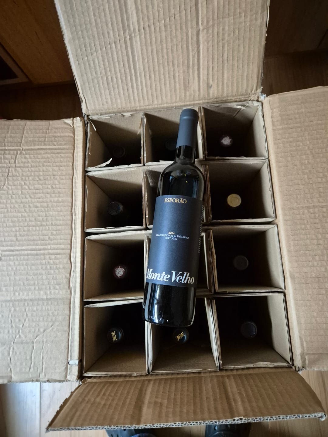 Customer photo review of Black Beast 2025 24 bottles case