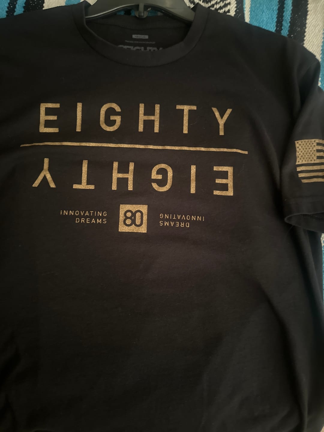 Customer photo review of 80Eighty® Golden MIrror Shirt
