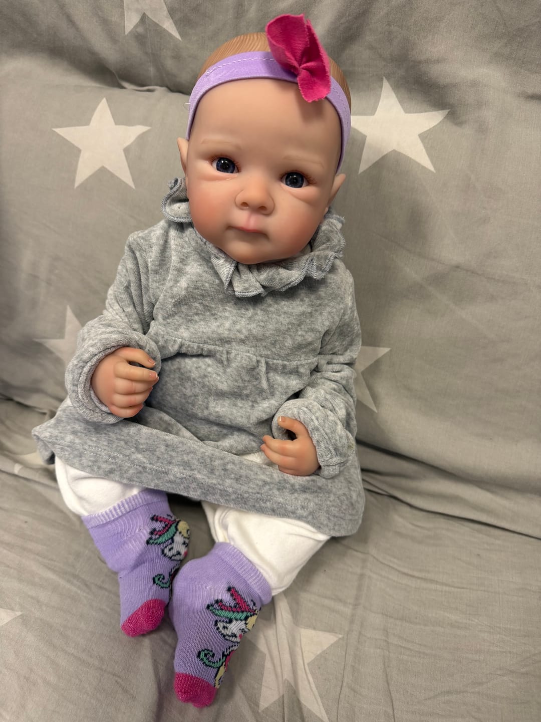 Customer photo review of Bambola reborn full silicone vinile altamente realistica - BETTIE