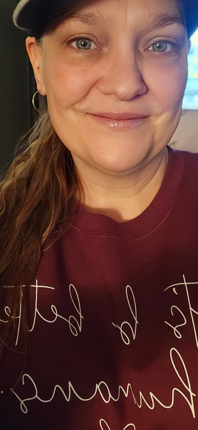 Customer photo review of Better Humans Sweatshirt
