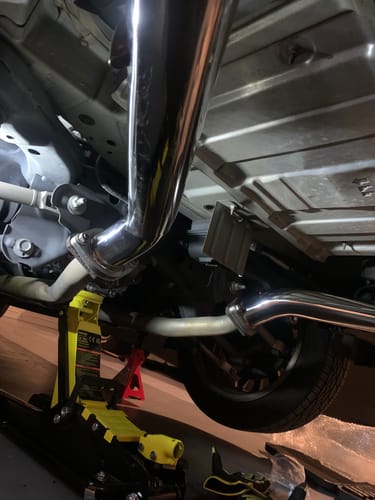 Customer photo review of 2014-Up Infiniti Q50 Muffler Delete Axle Back 4.5" Dual Tips Exhaust