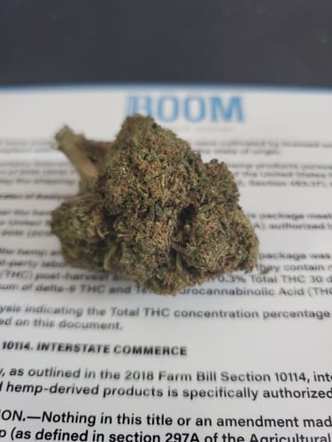 Customer's close-up of a dense Carbon Fiber bud on a document.