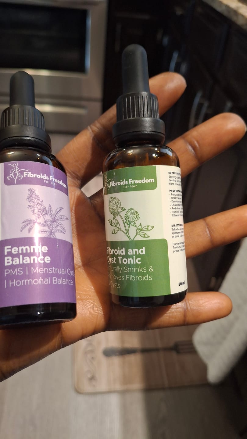 Customer photo review of Complete Fibroids Freedom For Her Bundle