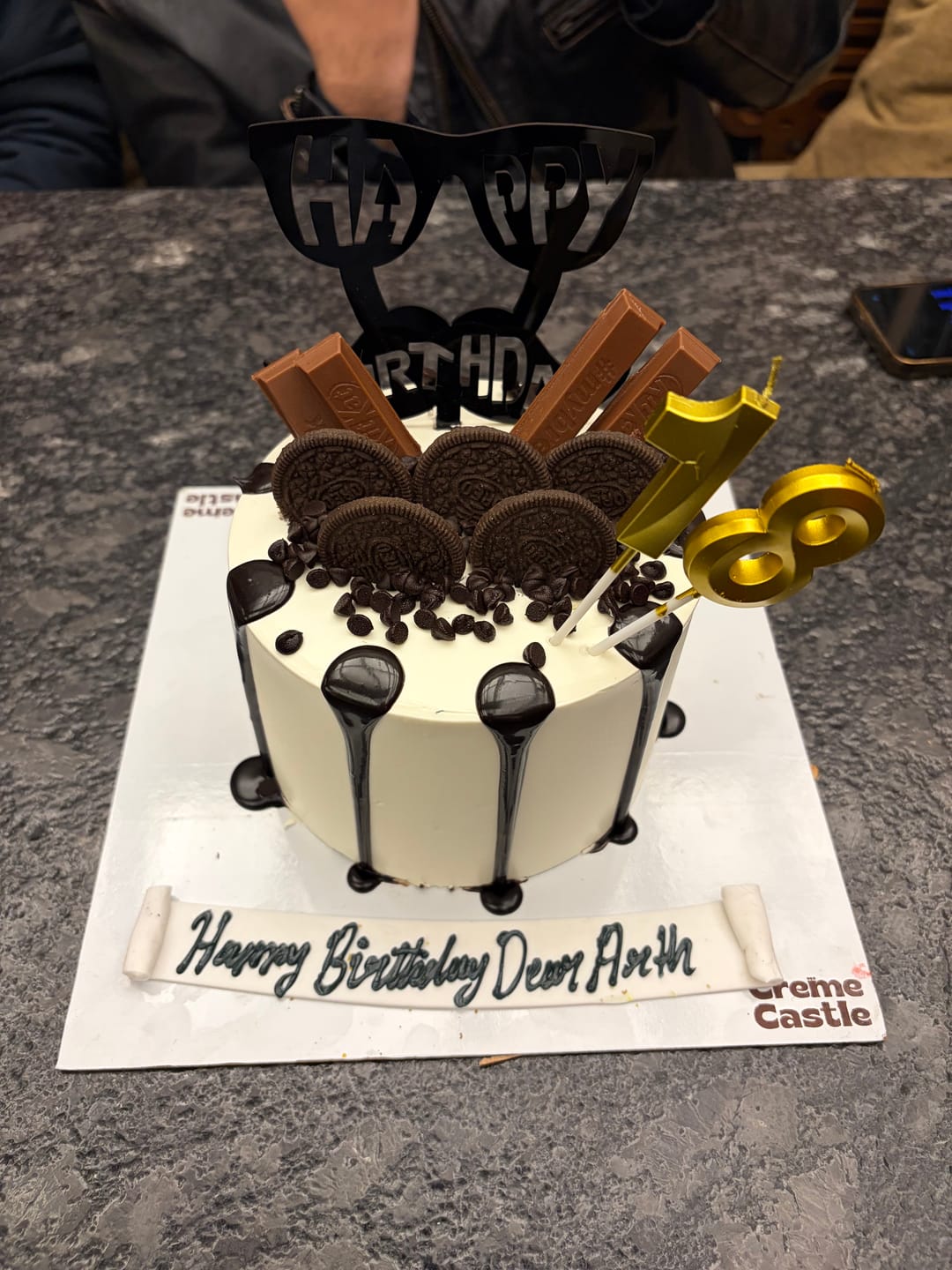 Customer photo review of Drip Cake for Birthday