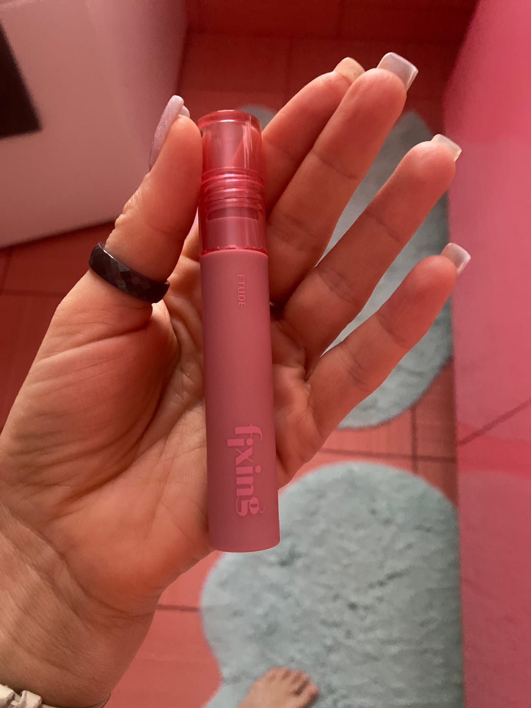 Customer photo review of Noturīga matēta tinte lūpām Etude House Fixing Tint