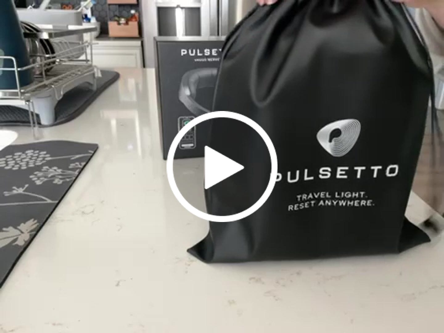 Customer video review of Travel Case For Pulsetto Fit