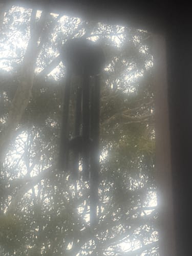 Customer photo review of In The Loving Memory Personalized Wind Chimes Gifts