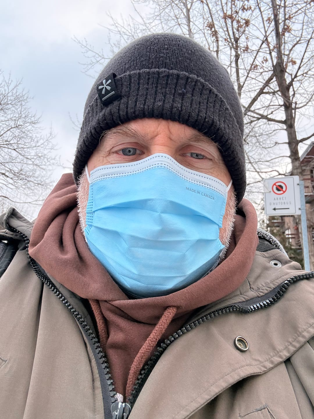 Customer photo review of ASTM Level 3 Medical Procedure Face Mask Made in Canada