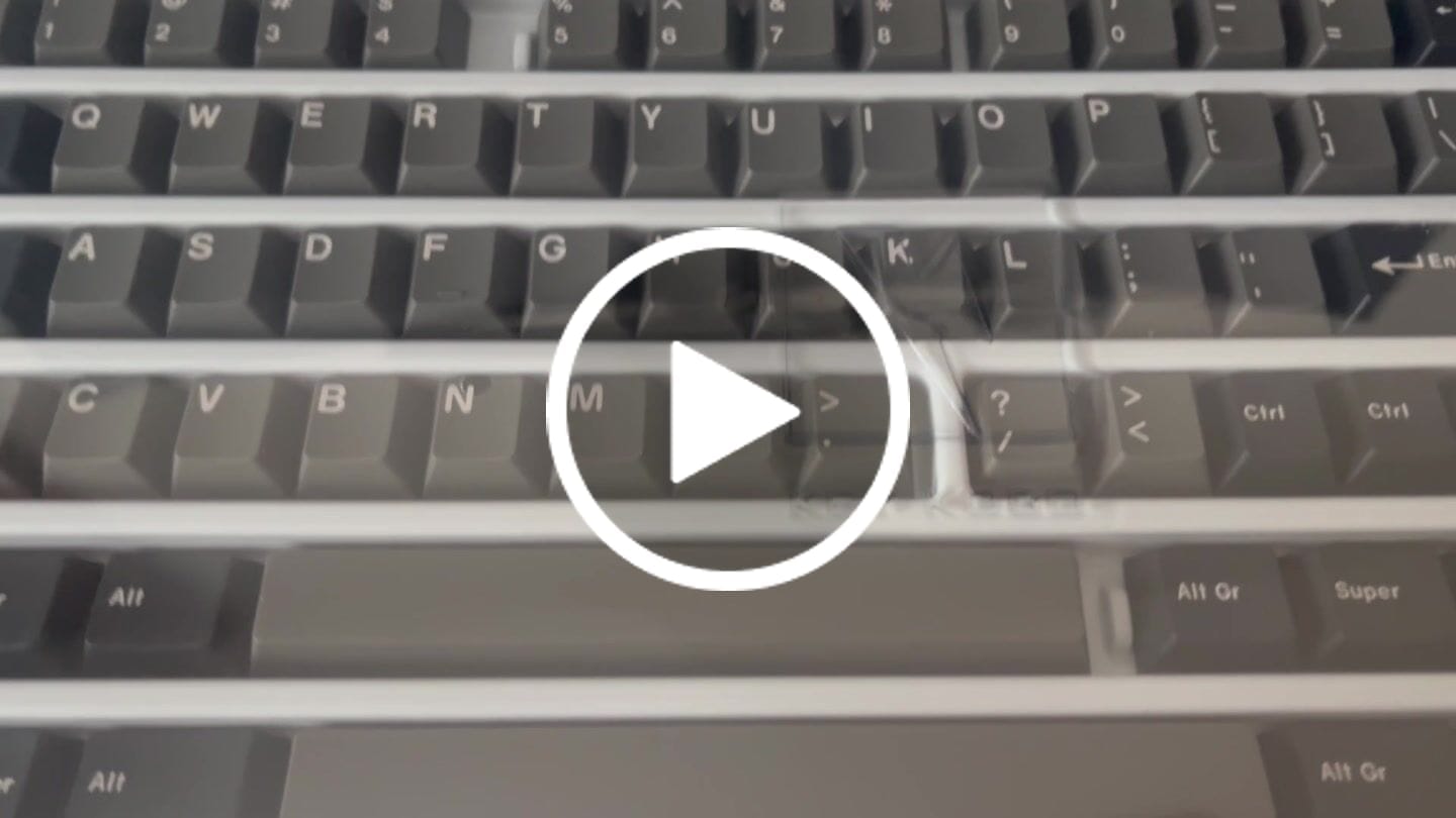 Customer video review of KEYKOBO DOLCH ABS TRIPLE-SHOT KEYCAP SET INSTOCK