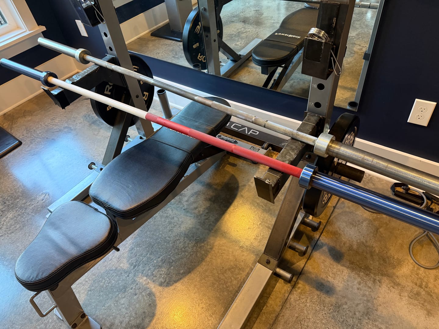 Customer photo review of Lone Star Power Bar - Red/White/Blue Cerakote
