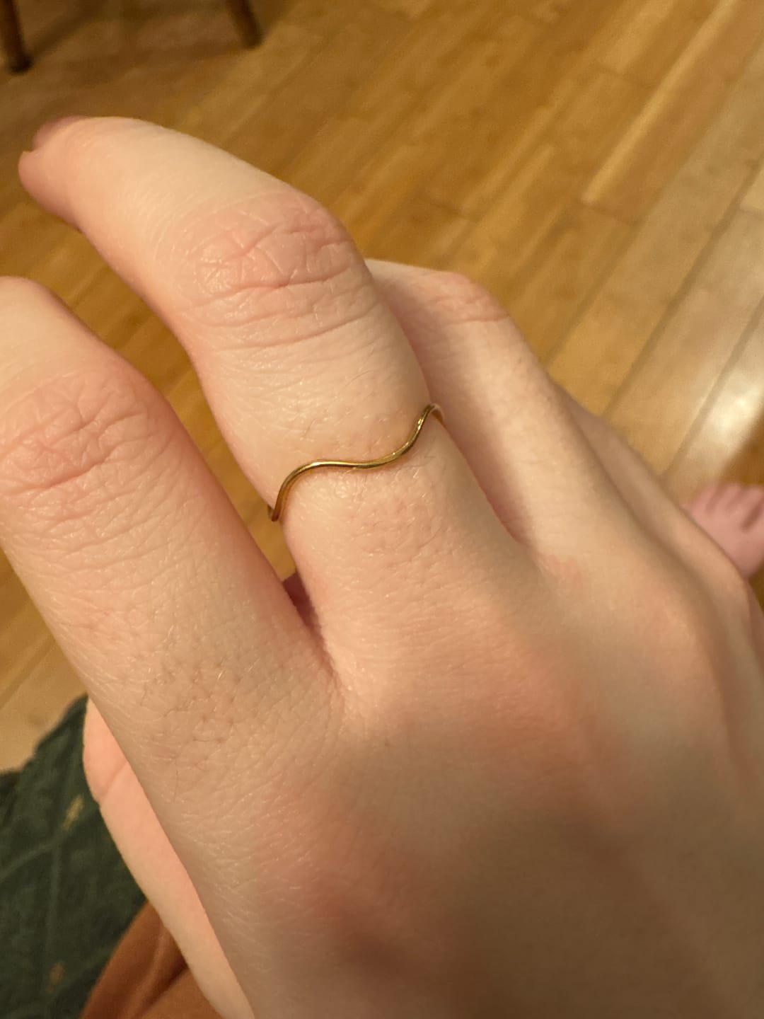 Customer photo review of Tina Gold Stack Ring