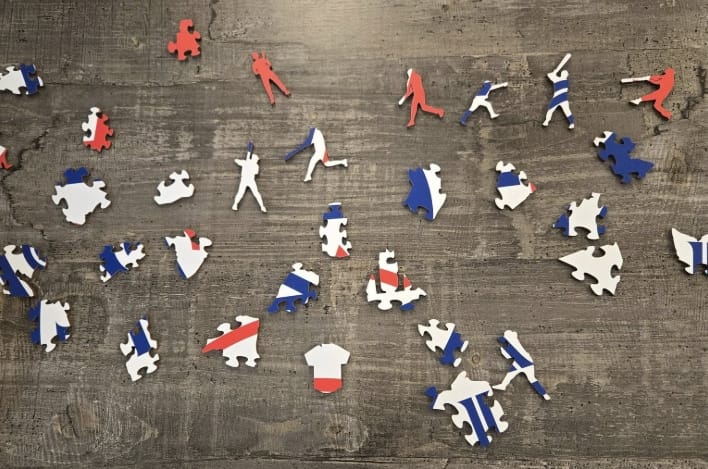 Customer photo review of Toronto Blue Jays™ - Wooden Puzzle