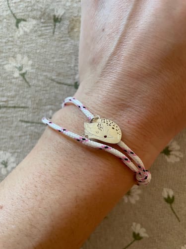 Recensione con foto di un cliente su Cerbiatto - Bracciale animale guida