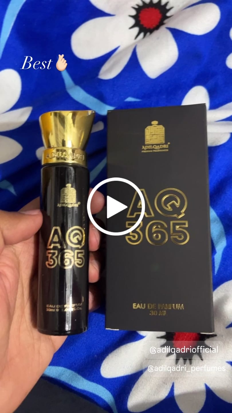 Customer video review of AQ 365 Perfume Spray 30ml