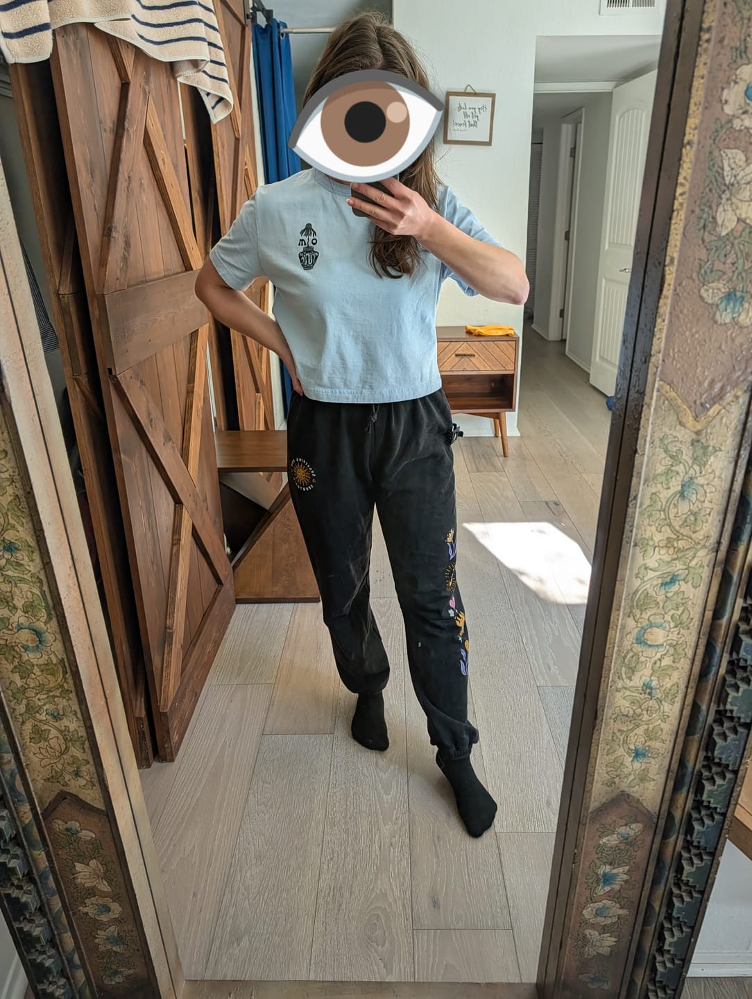 Customer photo review of Searching for Serotonin Sweatpants