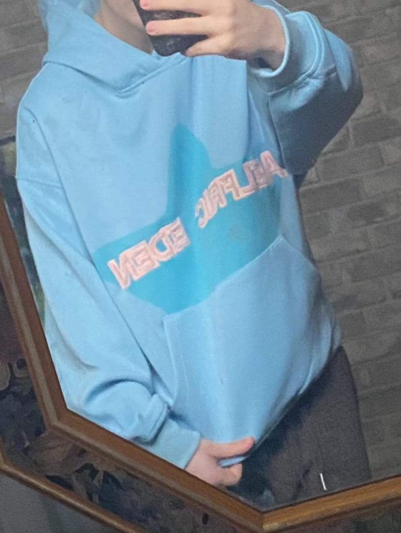 Customer photo review of Aelfric Eden Oversized Colorful Eden Star Pullover Hoodie