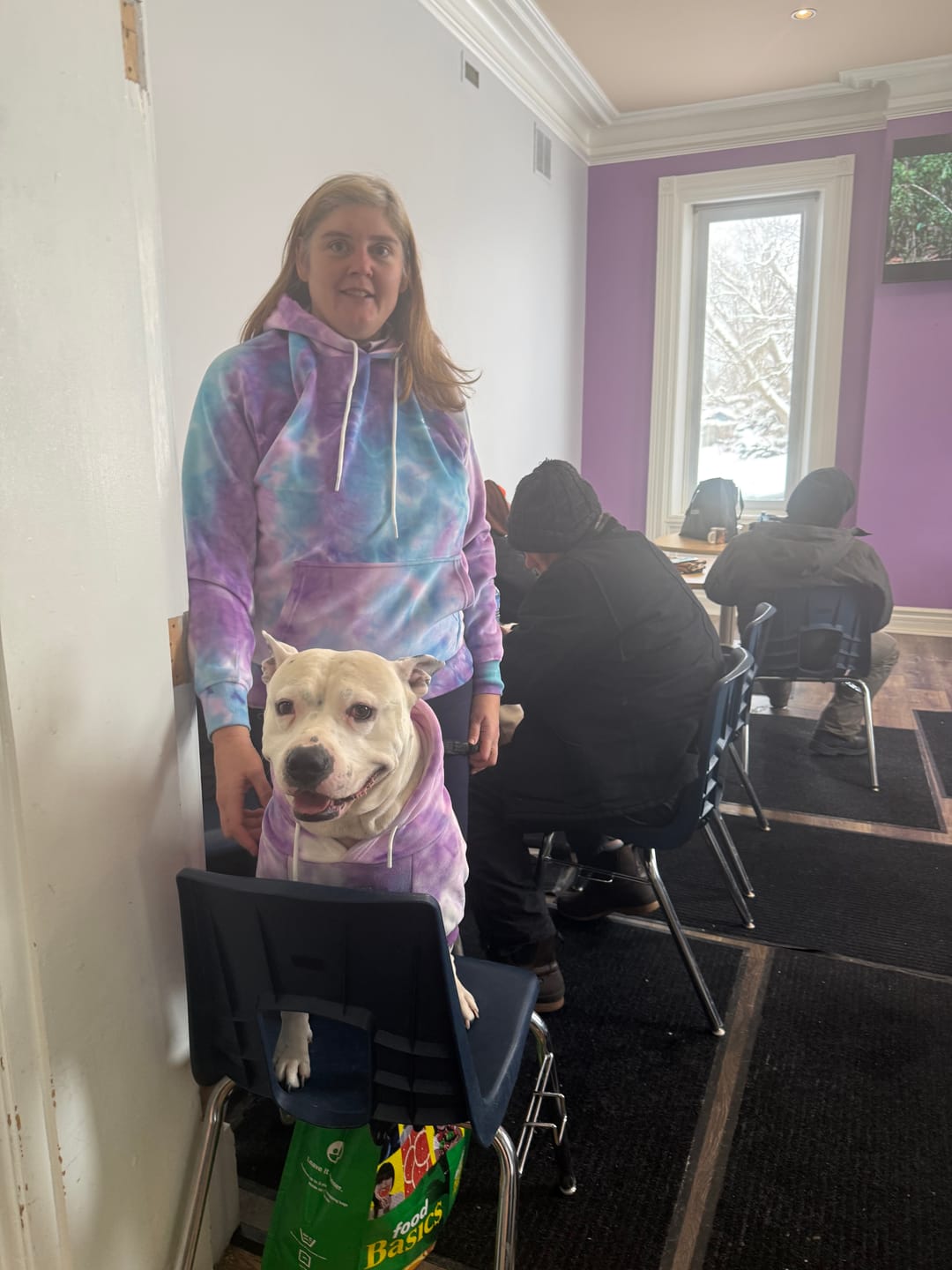 Customer photo review of Velvet Human Hoodie - 90s Retro