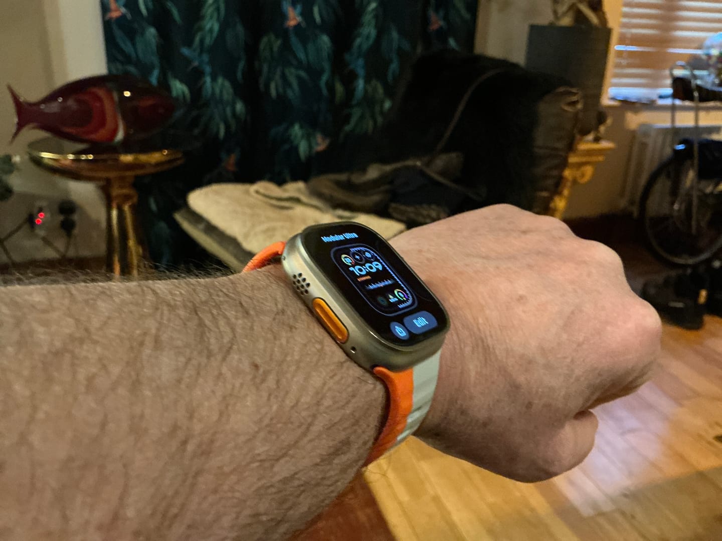 Customer photo review of Soft Silicone Dual Strap for Apple Watch