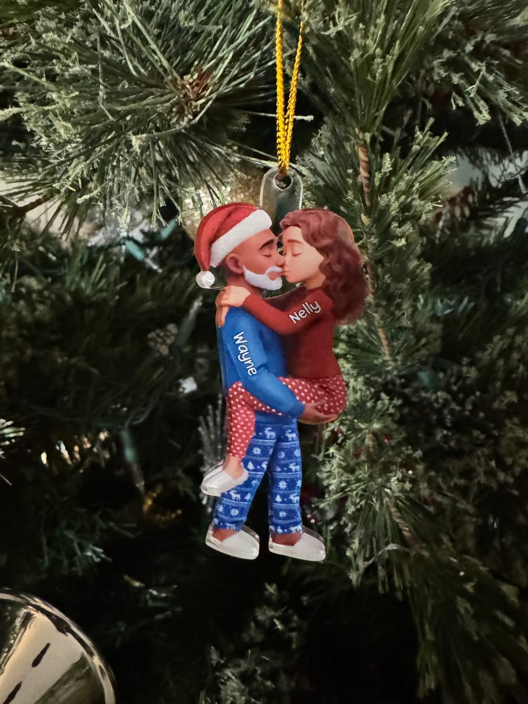 Customer photo review of Christmas Gifts For Husband And Wife - Personalized Acrylic Ornament