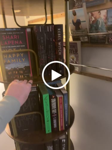 Customer video review of Flycity 3-5 Tier Rotating Bookshelf With 360° Spinning Display