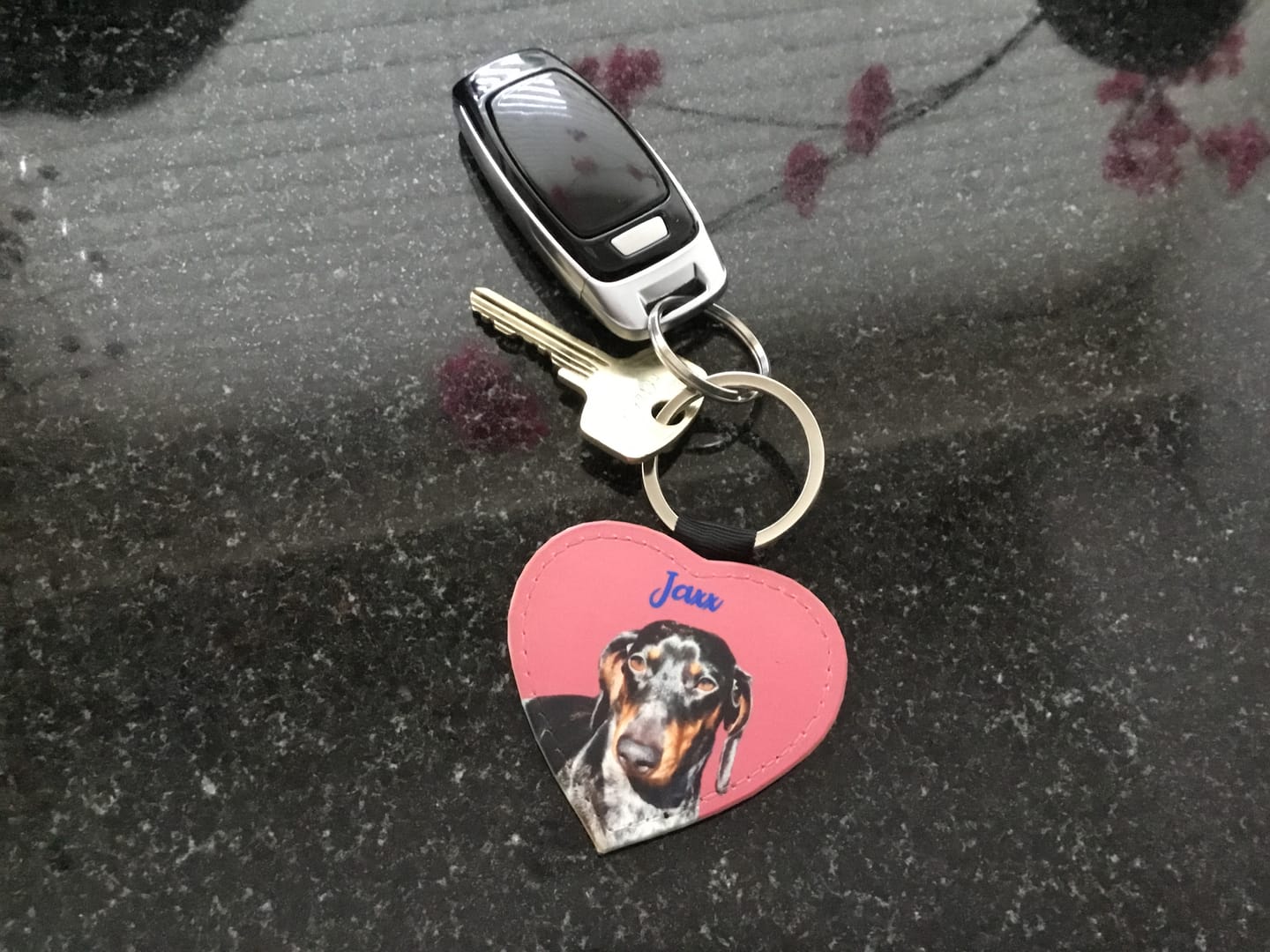 Customer photo review of Huisdier portret - Gepersonalliseerde sleutelhanger