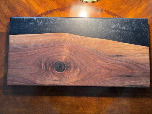 Customer photo review of 24x12x1.5" Silicone Mold For Epoxy Resin - Charcuterie Board Form