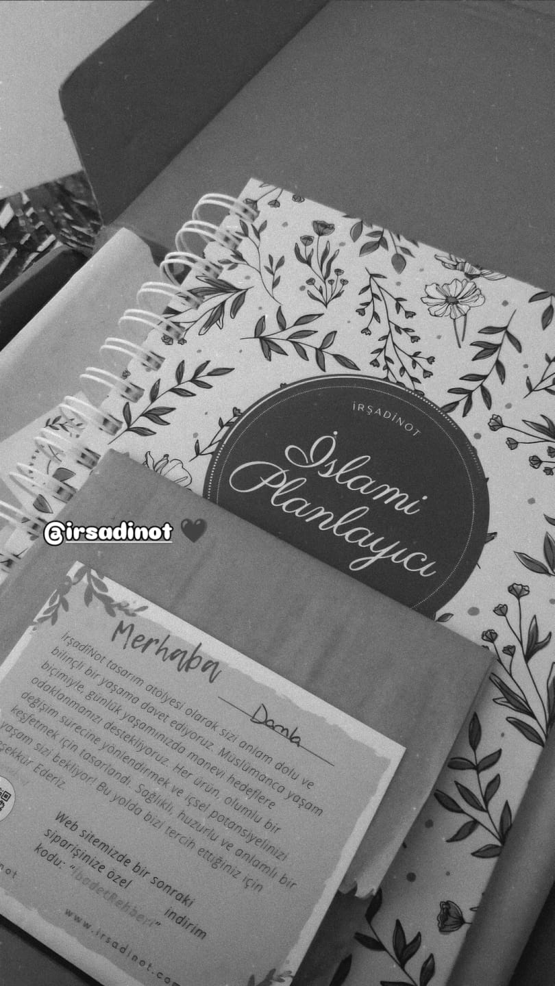 Customer photo review of İbadet Rehberi İslami Planlayıcı