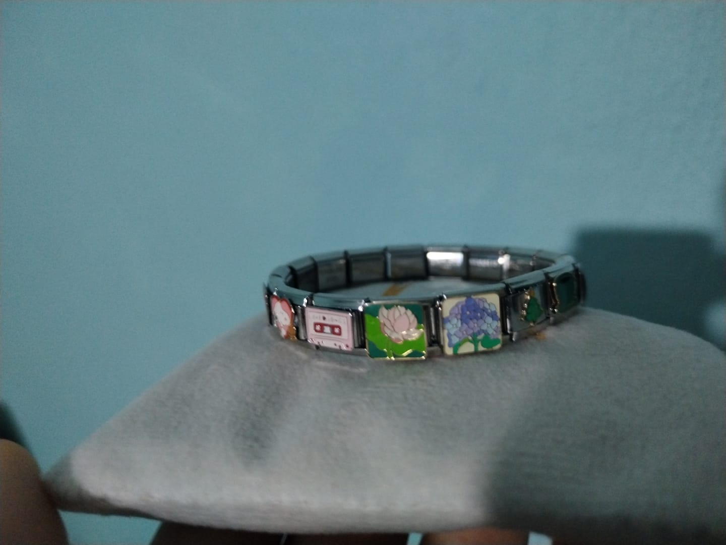 Customer photo review of Bolsa de Terciopelo