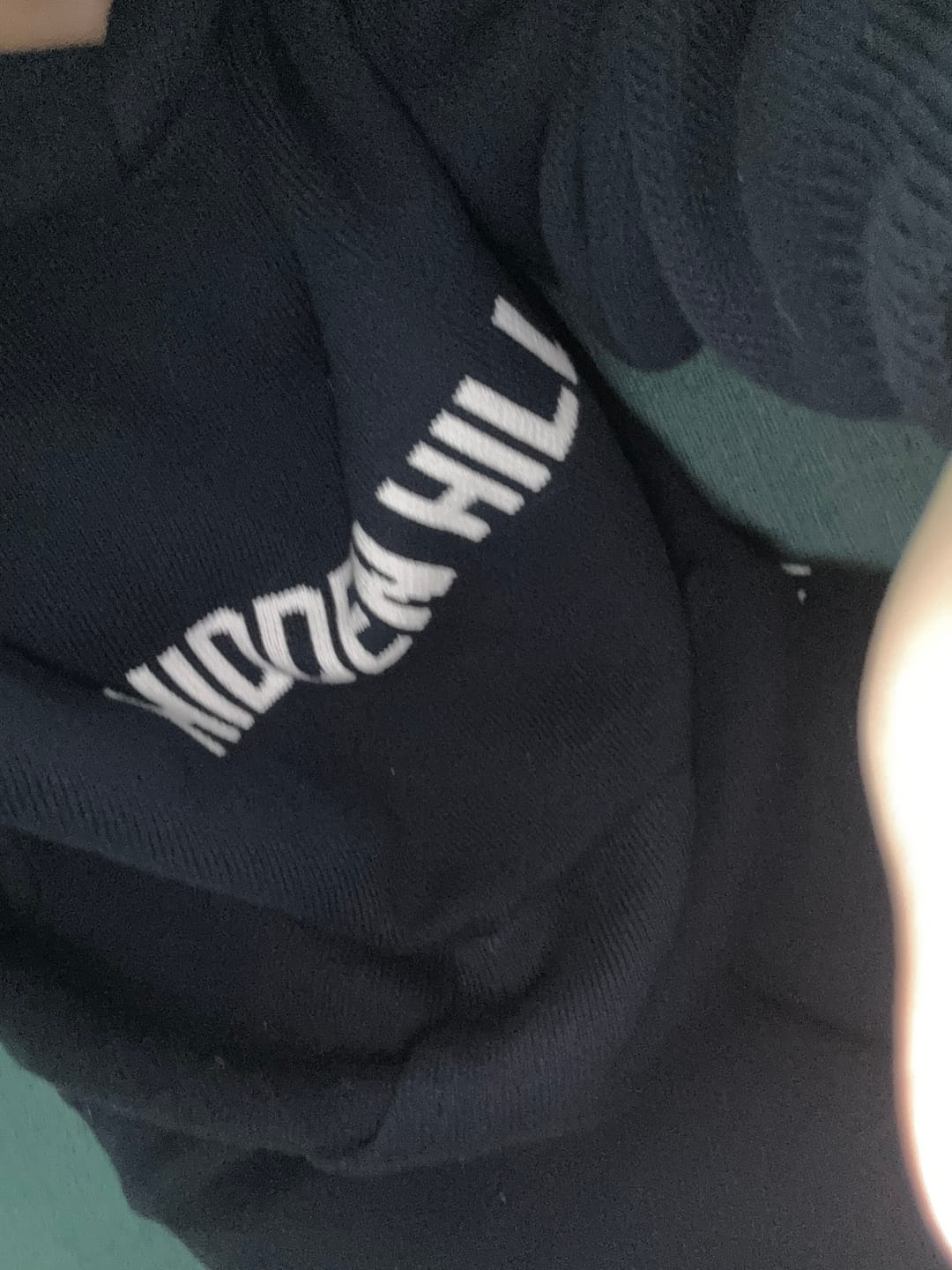 Kundenbewertung mit Foto von KNIT HOODIE NAVY