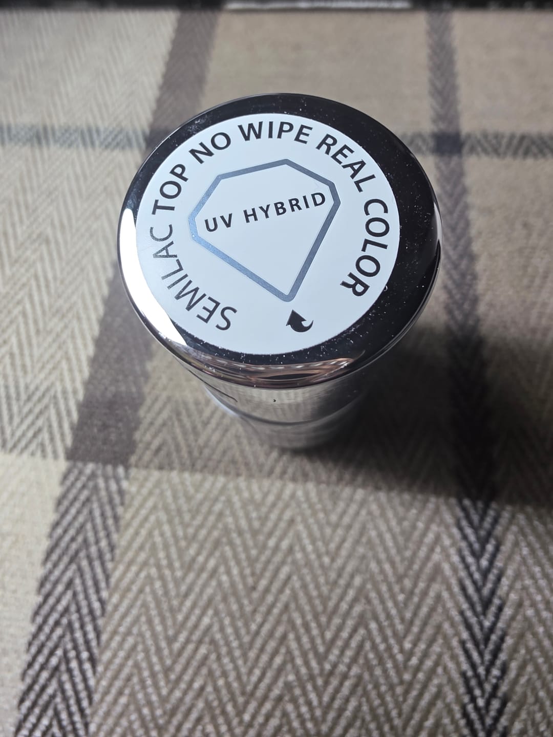 Customer photo review of Semilac Top Coat No Wipe Real Colour UV Gel Polish 11 ml