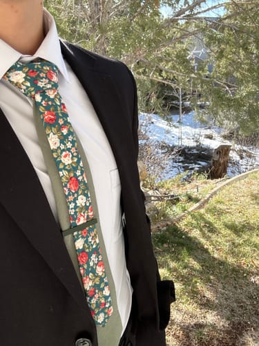 Customer photo review of The Sage Tie Set