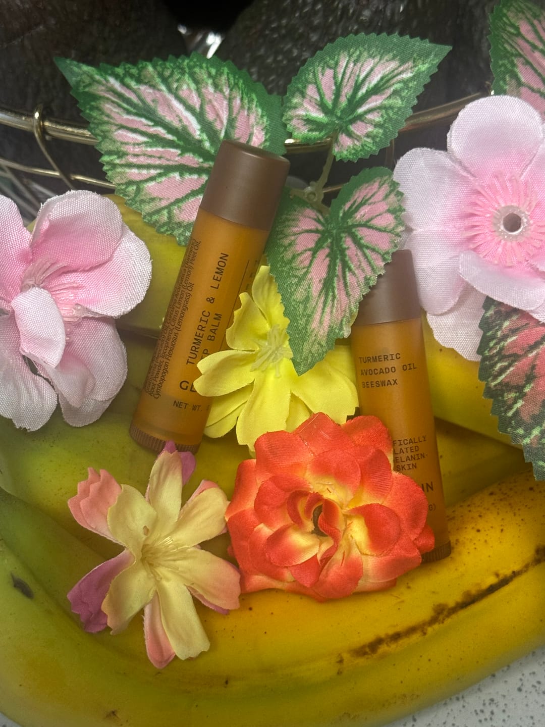 Customer photo review of Turmeric and Lemon Lip Balm (for Dark Lips)