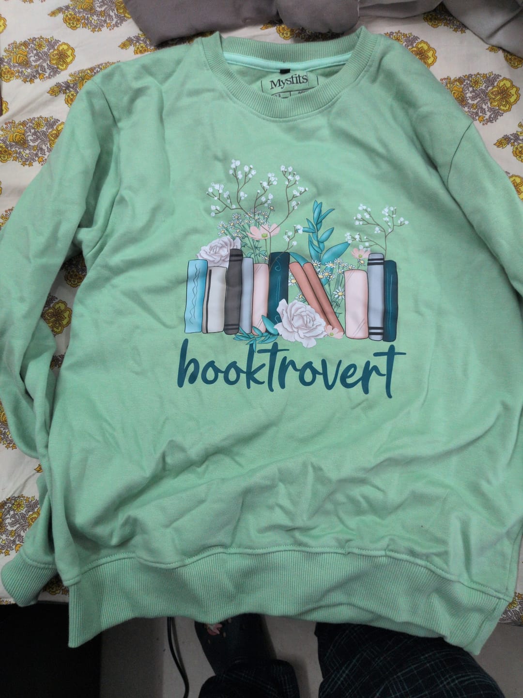 Customer photo review of Booktrovert: Cute Sweatshirt